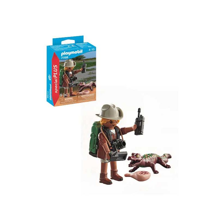 PLAYMOBIL Investigador Con Caiman | Juguetes