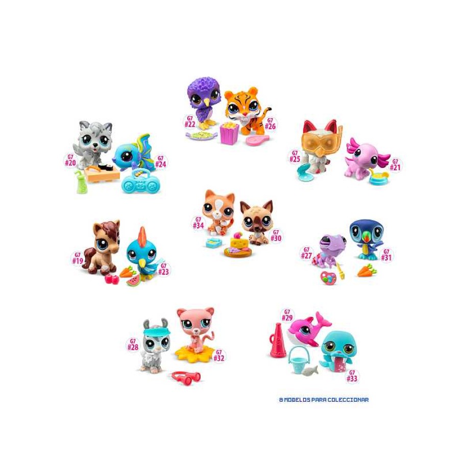 BANDAI Pack De 2 - Mascotas Littlest Pet Shop | Juguetes