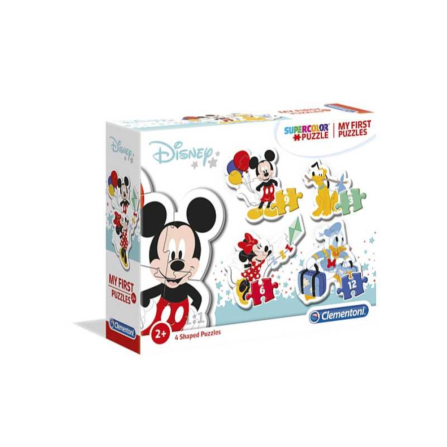 CLEMENTONI My First Puzzles 3+6+9+12 Piezas Mickey Mouse | Juguetes