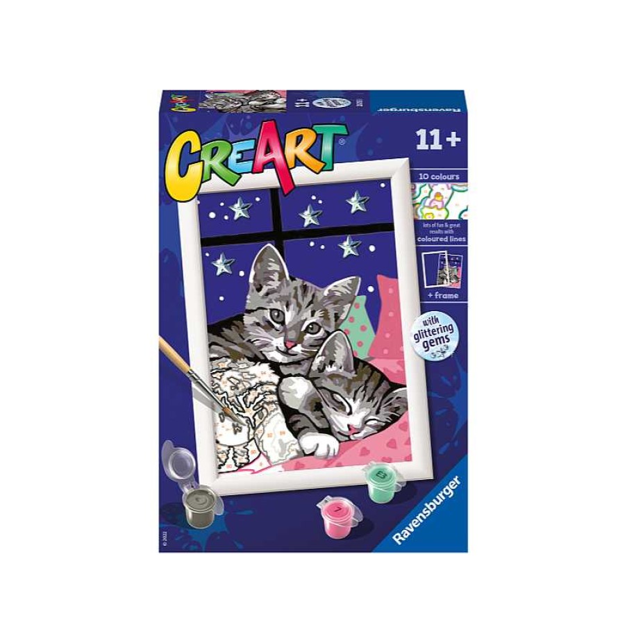 RAVENSBURGER Creart Serie E Classic - Dulces Gatitos | Juguetes