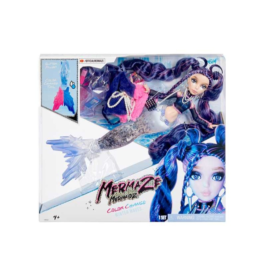 MGA Mu Eca Sirena Mermaze Mermaidz Winter Theme Doll - Nera | Juguetes