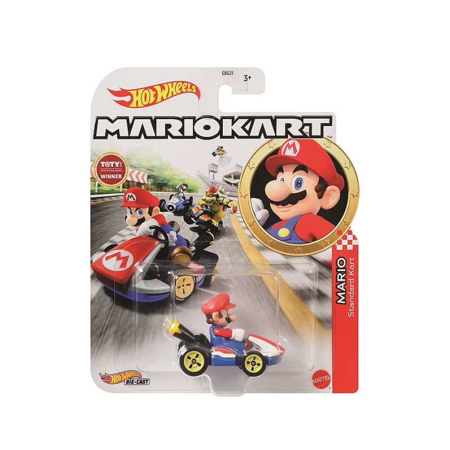 HOT WHEELS Hotwheel Mario Kart Coche Mario | Juguetes