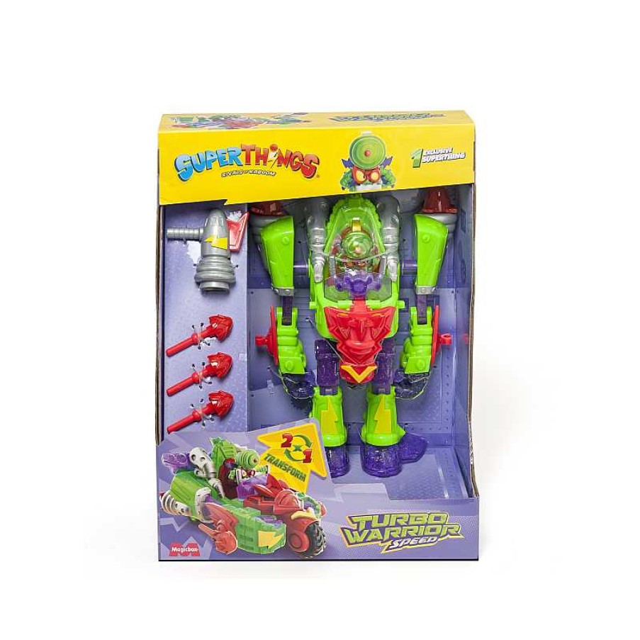 MAGIC BOX TOYS Superthings S - Playset Turbo Warrior Speed | Juguetes