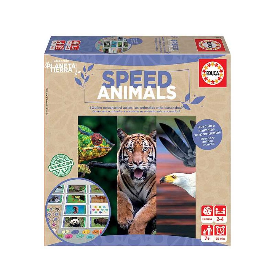 EDUCA Planeta Tierra Speed Animals | Juguetes