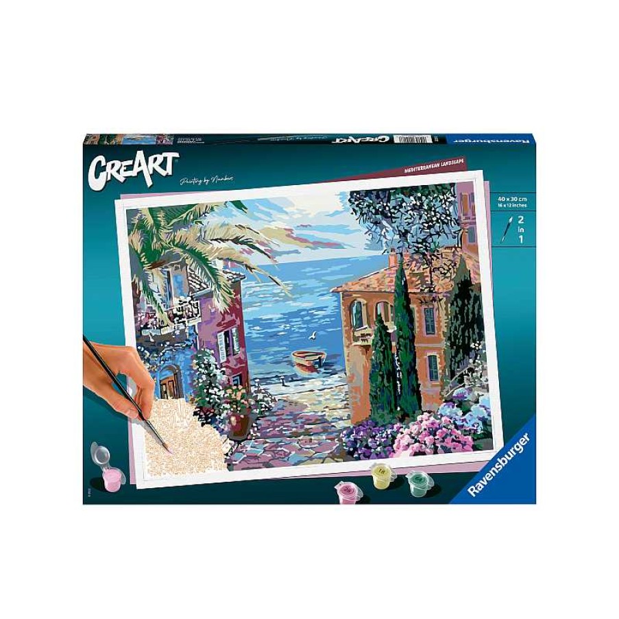 RAVENSBURGER Creart Serie Premium B - Paisaje Mediterraneo | Juguetes