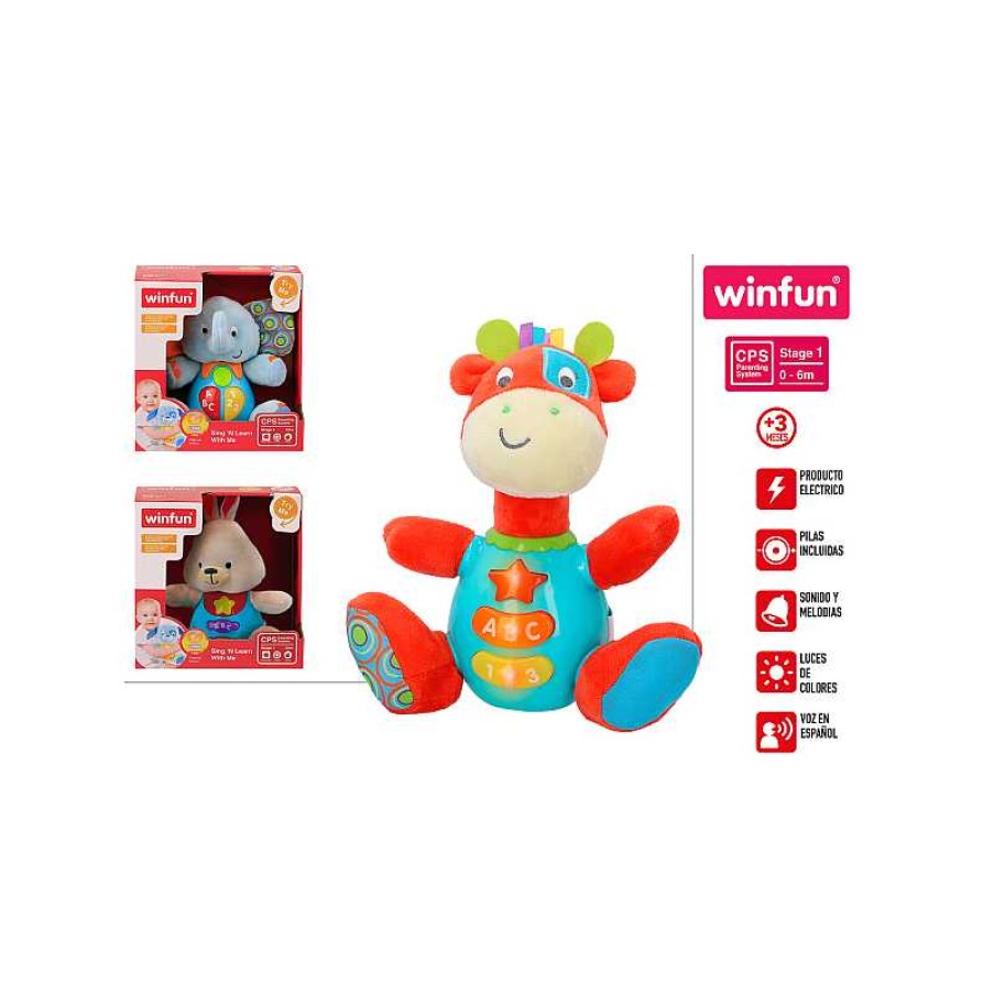 COLOR BABY Peluche Con Luz Y Sonido Surtido | Juguetes