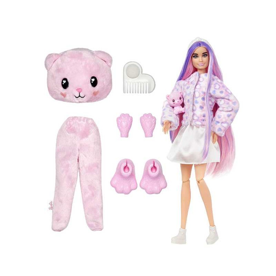 MATTEL Barbie Cutie Reveal Camisetas Cozy Osito | Juguetes