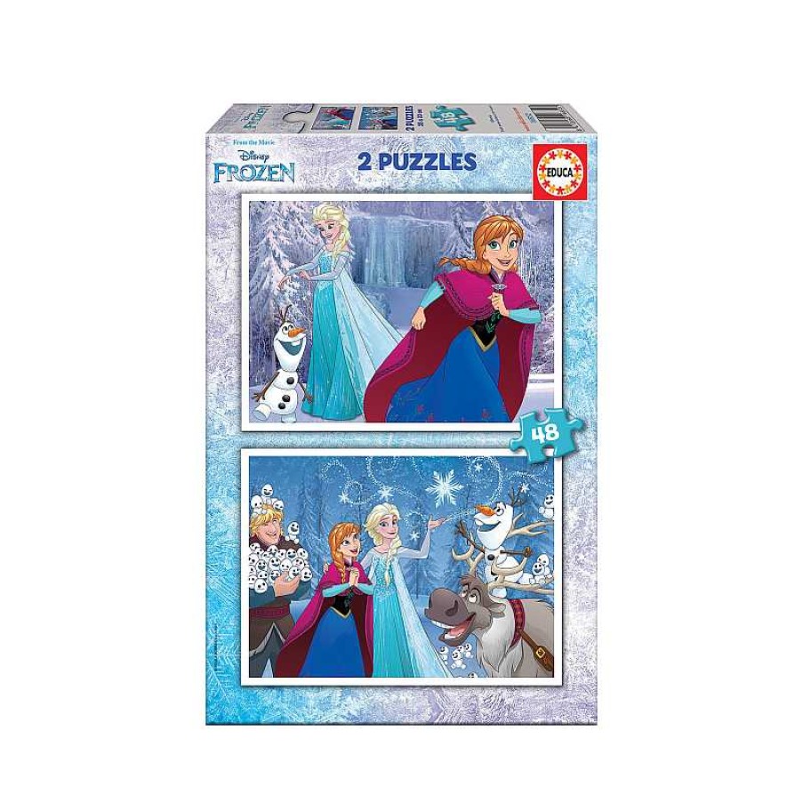 EDUCA Puzzle 2X48 Piezas Frozen | Juguetes