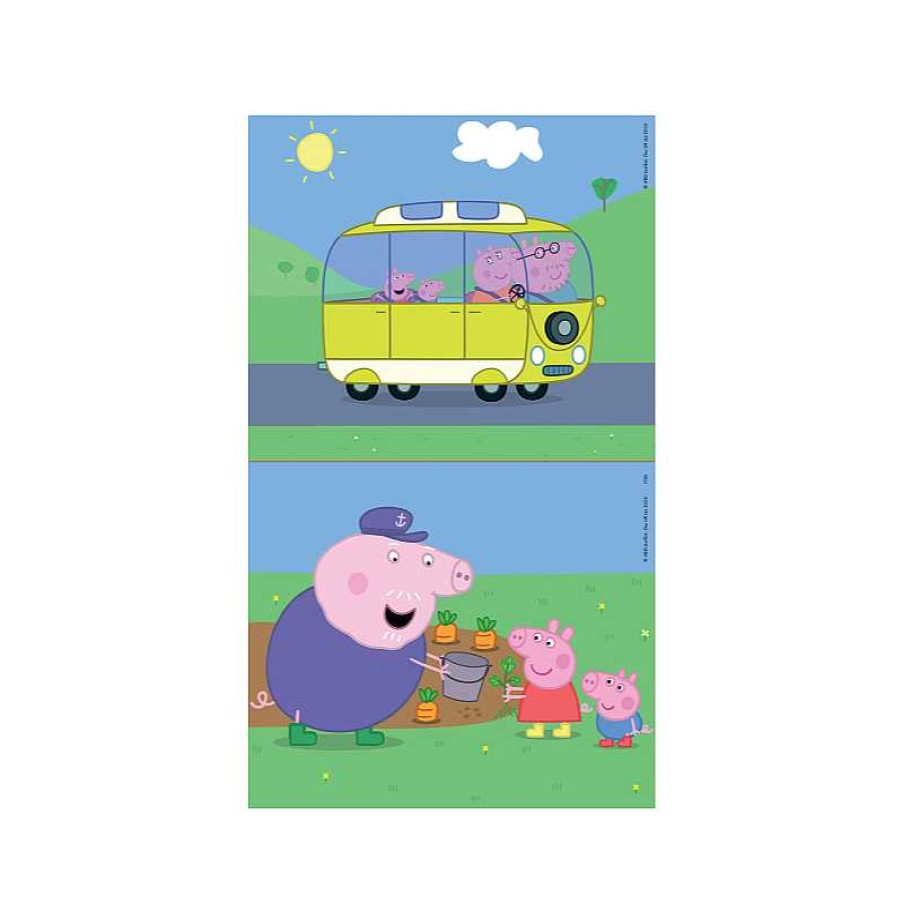 EDUCA Puzzle 2X9 Piezas Madera Peppa Pig | Juguetes