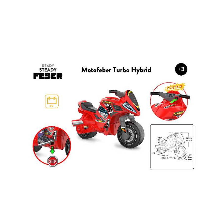 FEBER Motofeber Turbo Hybrid 6V | Juguetes