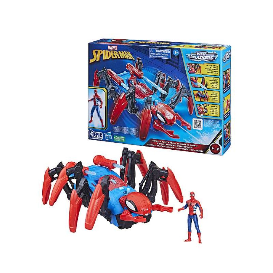 HASBRO Spiderman Vehiculo Aracnolanzador | Juguetes