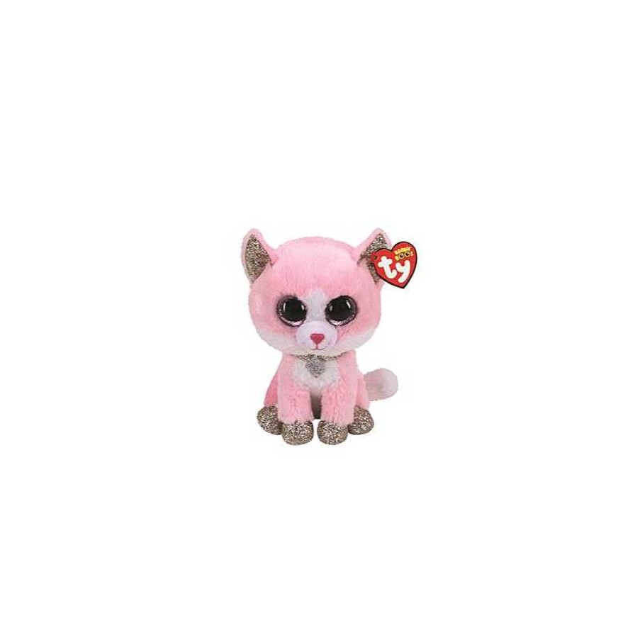 TY B.Boos Fiona-Pink Cat 15 Cm | Juguetes