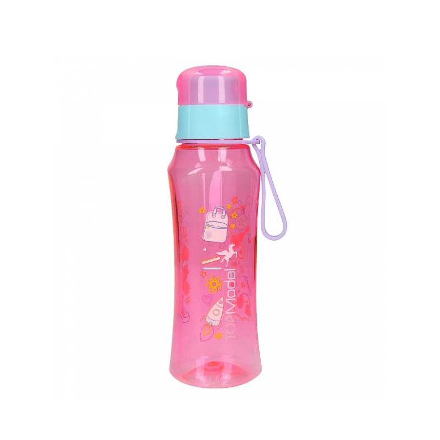 TOP MODEL Top Model Botella Reutilizable 500 Ml. Rosa | Juguetes