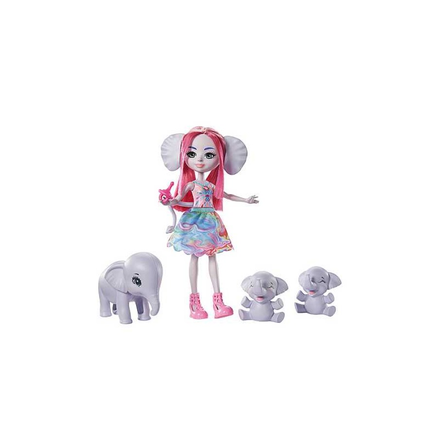 MATTEL Enchantimals Familia Esmeralda Elephant | Juguetes