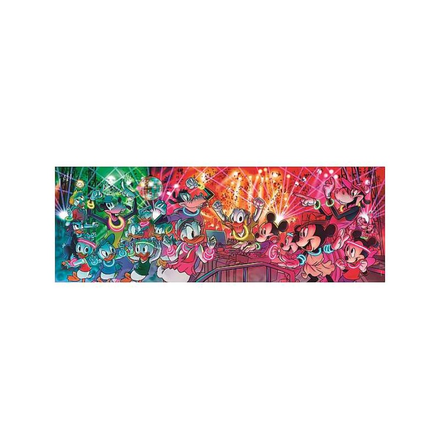 CLEMENTONI Puzzle Panorama 1000 Piezas Disney Disco | Juguetes