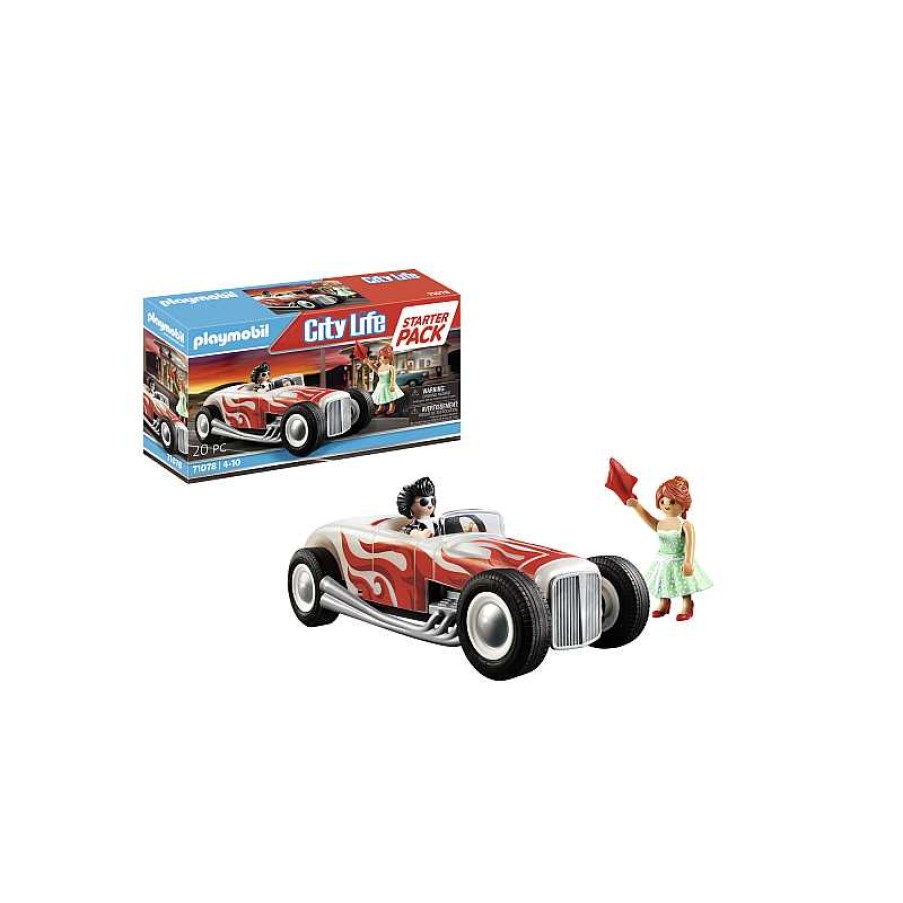 PLAYMOBIL Starter Pack Hot Rod | Juguetes