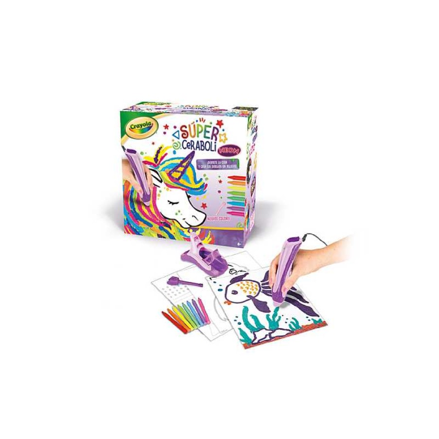 CRAYOLA Super Ceraboli Unicornio Neon | Juguetes