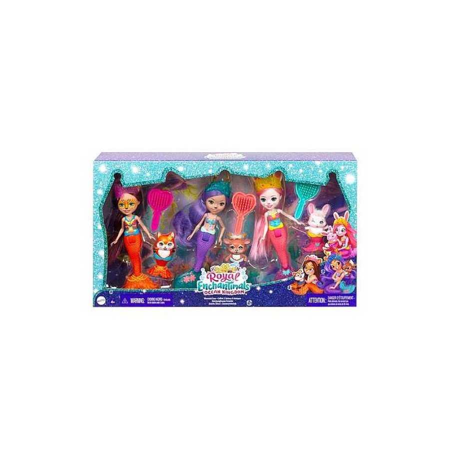 MATTEL Enchantimals Pack 3 Sirenas | Juguetes