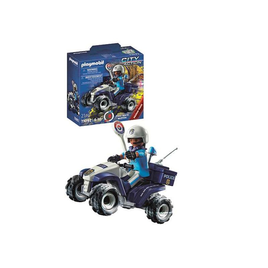 PLAYMOBIL Policia - Speed Quad | Juguetes