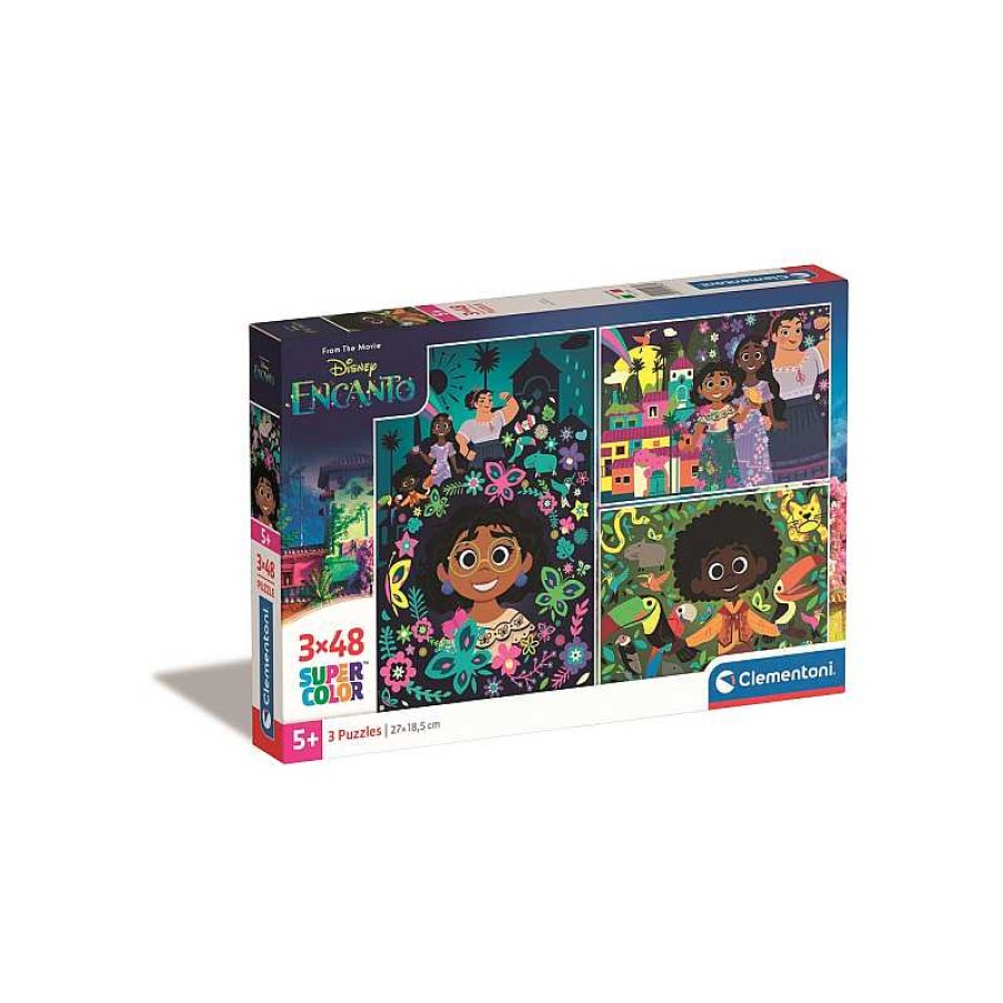 CLEMENTONI Clementoni- Puzzles Infantiles 3X48 Encanto | Juguetes