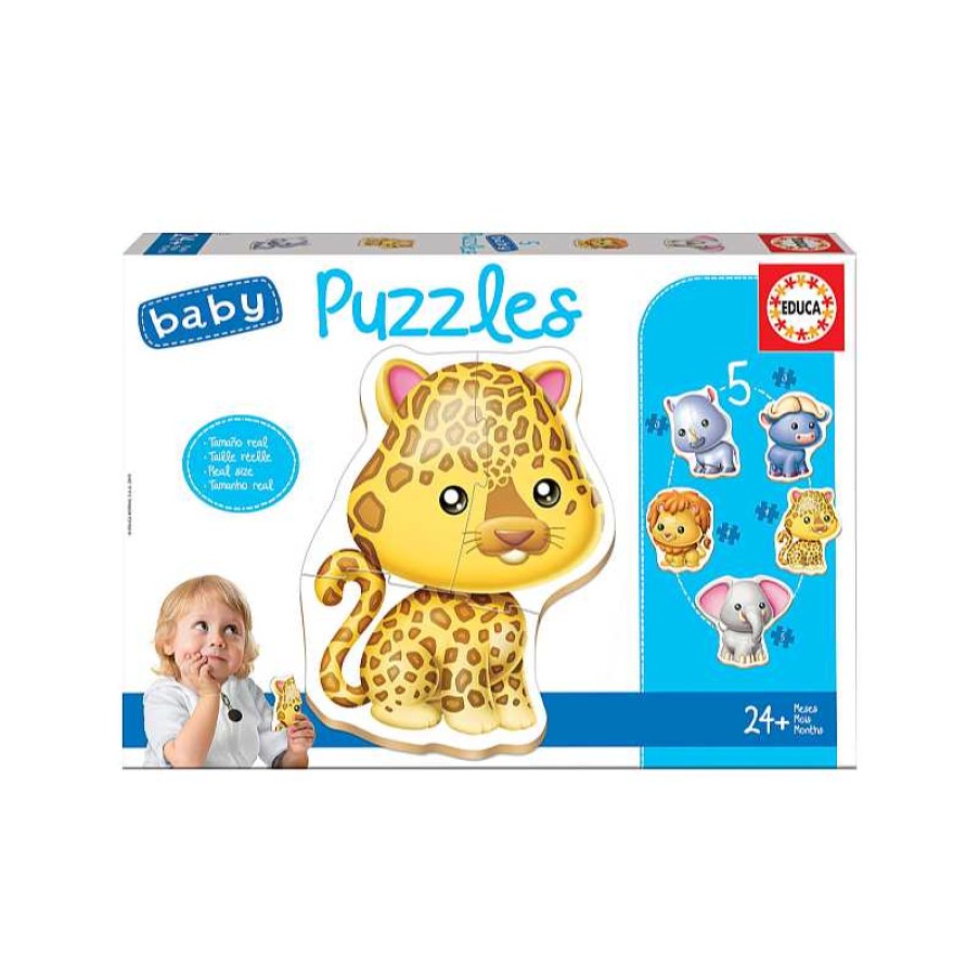 EDUCA Baby Puzzle Animales Salvajes | Juguetes