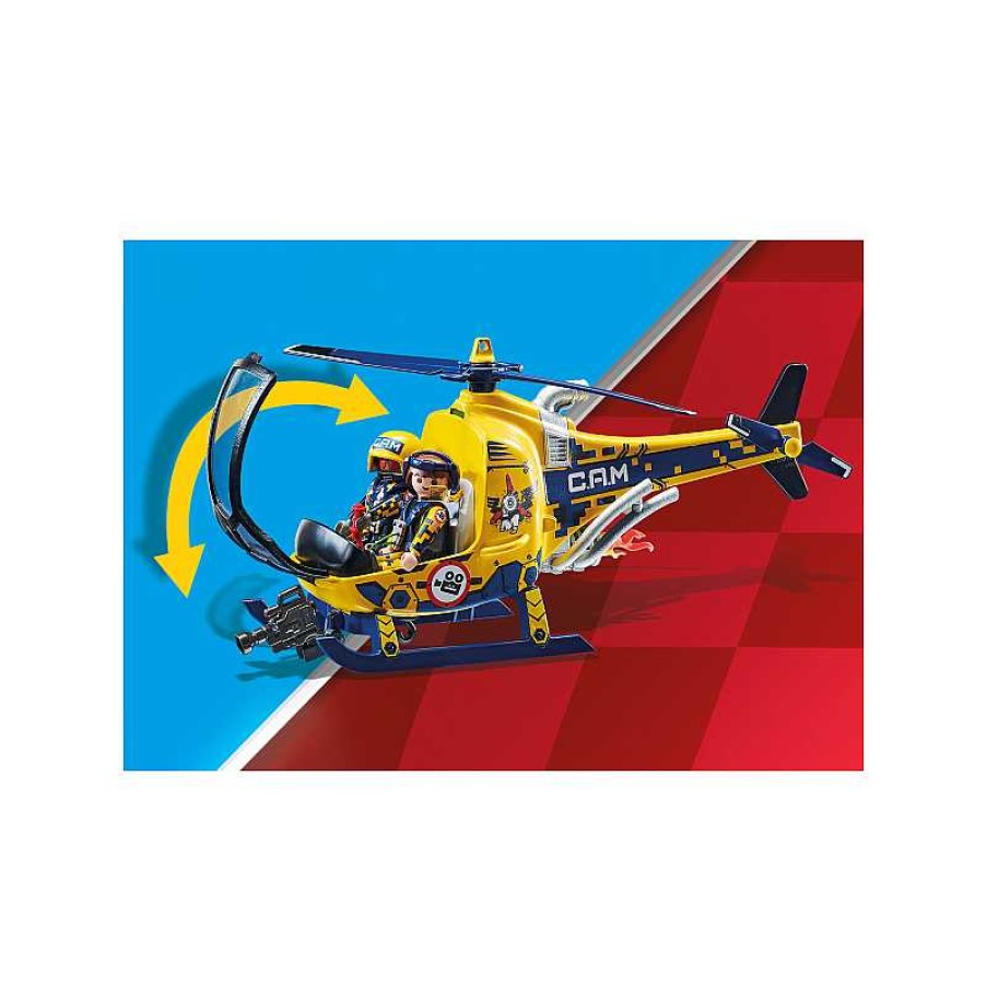 PLAYMOBIL Air Stuntshow Helicoptero Rodaje De Pelicula | Juguetes