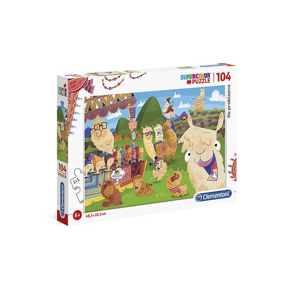 CLEMENTONI Puzzle 104 Piezas Llama | Juguetes