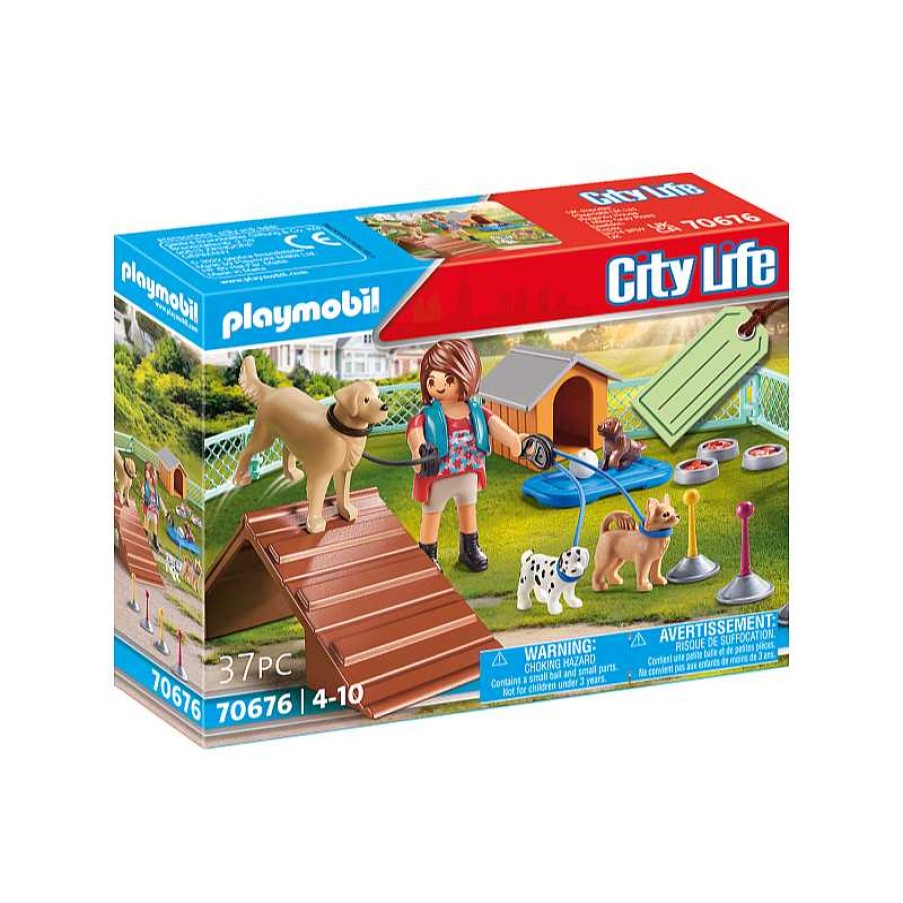 PLAYMOBIL Set De Regalo Entrenadora De Perros Playmobil City Life | Juguetes