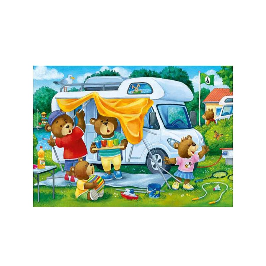 RAVENSBURGER Puzzle 2X24 Piezas Familia De Osos Se Va De Camping | Juguetes