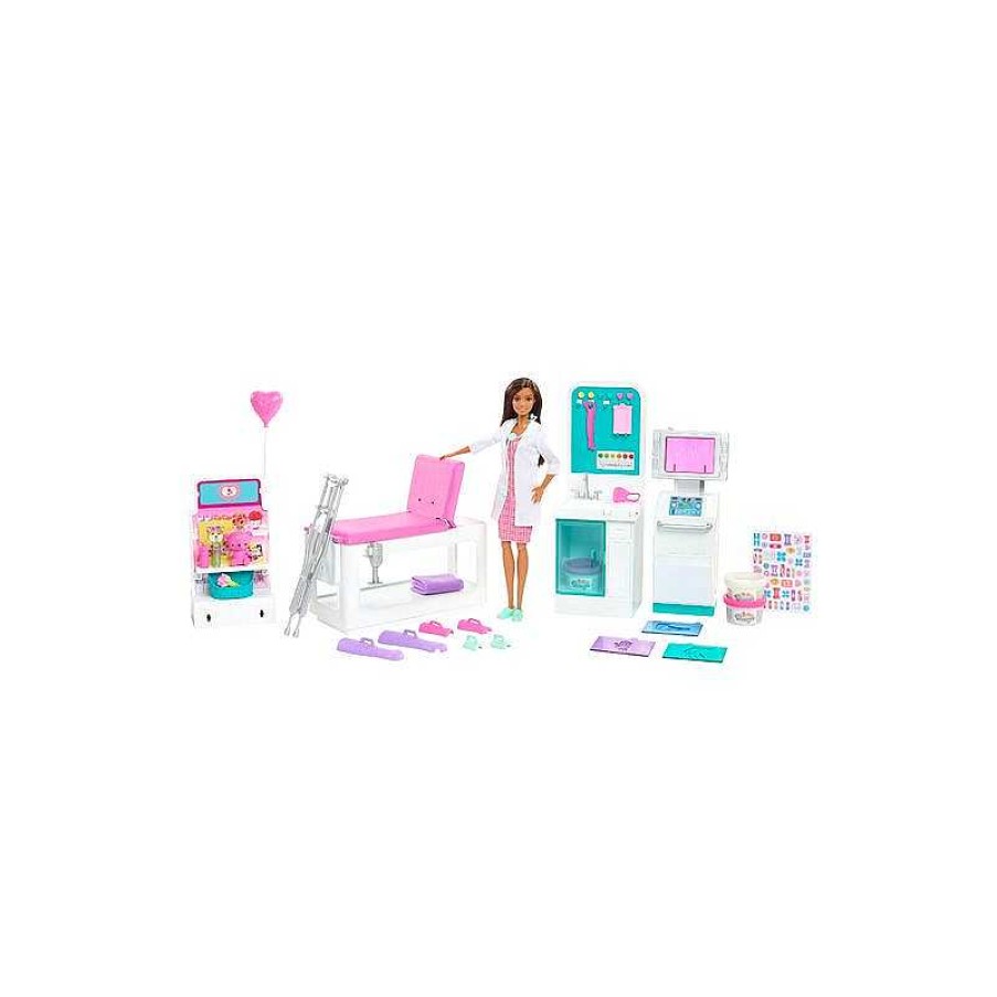 MATTEL Barbie Doctora Con Clinica Medica | Juguetes