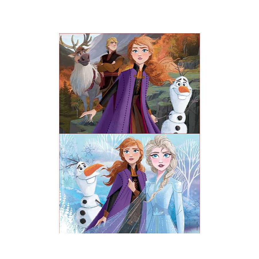 EDUCA Puzzle Madera 2X50 Piezas Frozen 2 | Juguetes