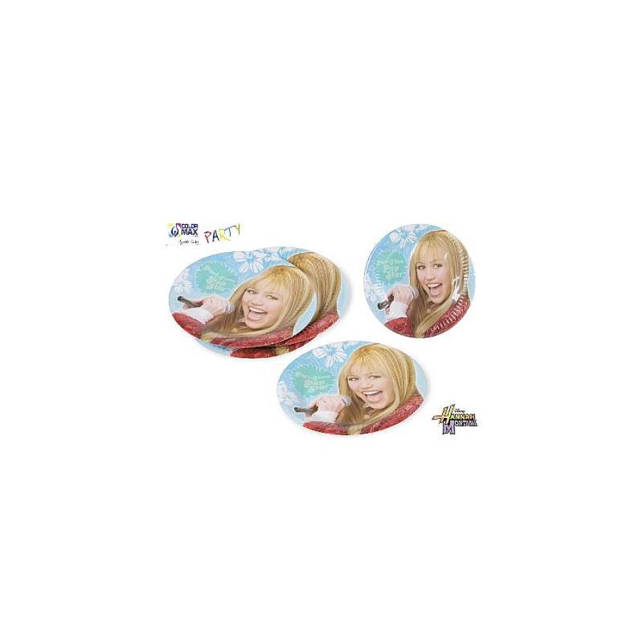 COLOR BABY Set 8 Platos D20 Hannah Montana | Juguetes