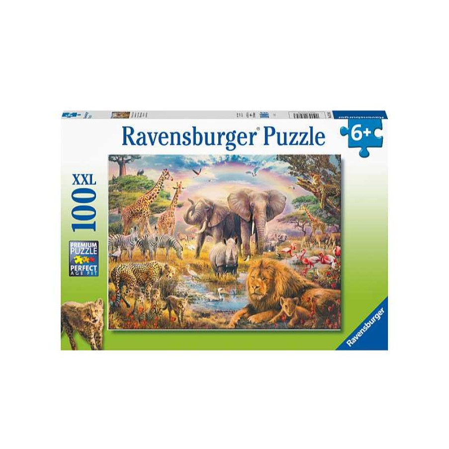 RAVENSBURGER Puzzle 100 Piezas Xxl La Sabana Africana | Juguetes