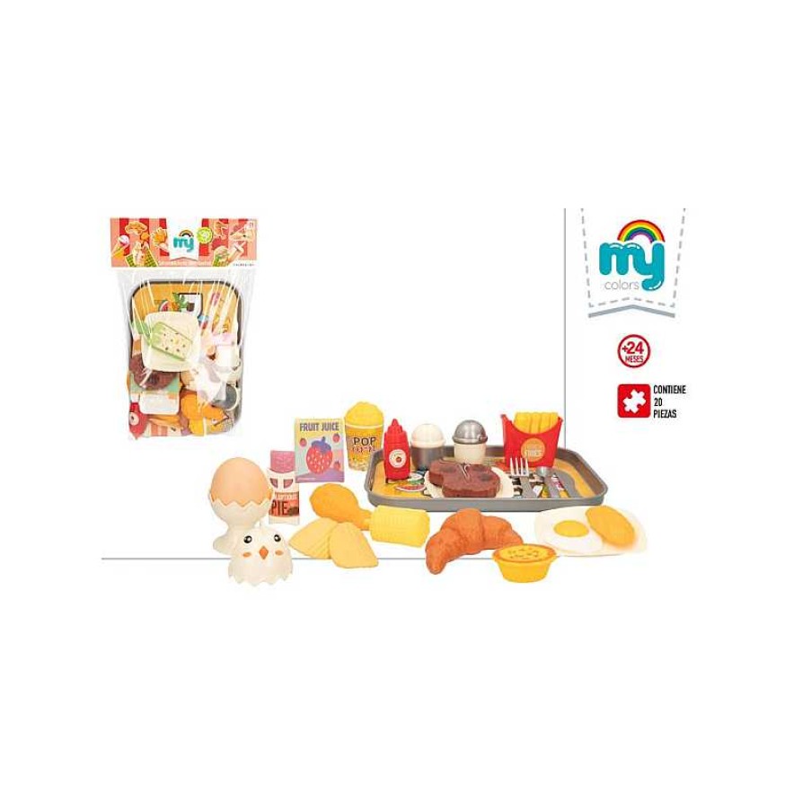 COLOR BABY Set Comida Fiesta My Home | Juguetes