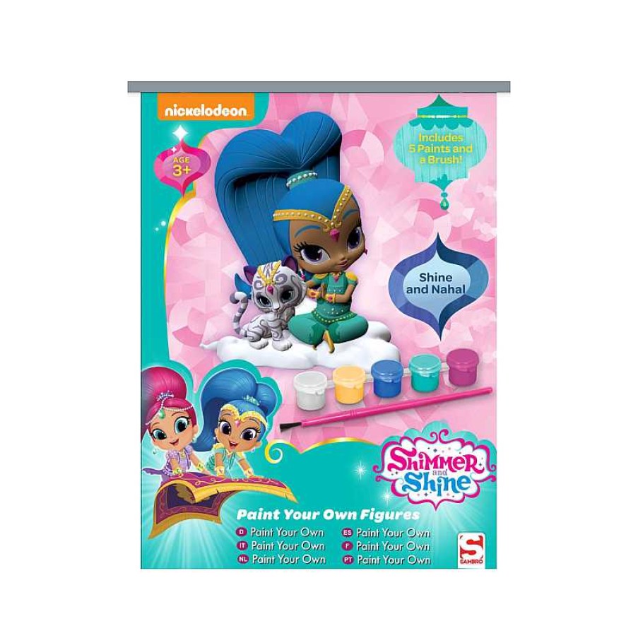 JUGUETES CARRION Shimmer & Shine Pinta Tu Figura Shine | Juguetes