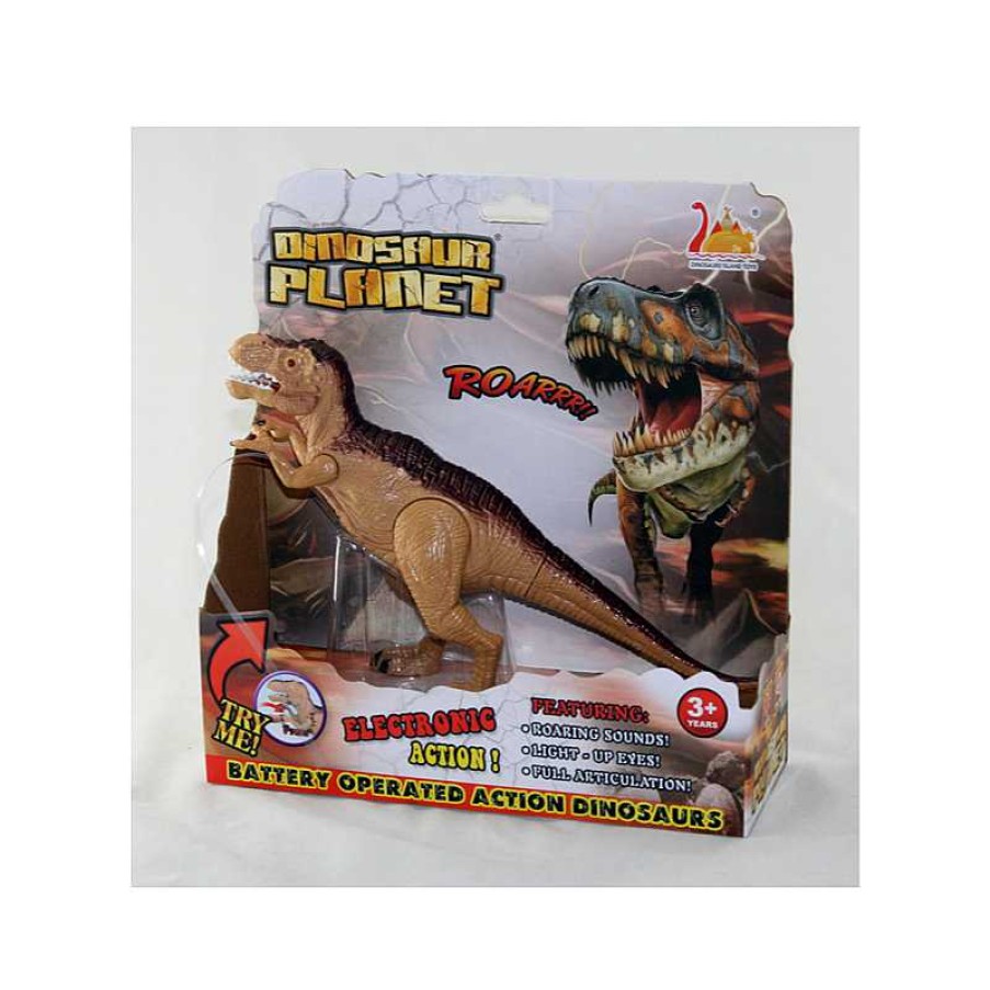 JUGUETES CARRION Dinosaurio Tiranosaurio 28Cm Electr Nico Luz Y Sonidos | Juguetes