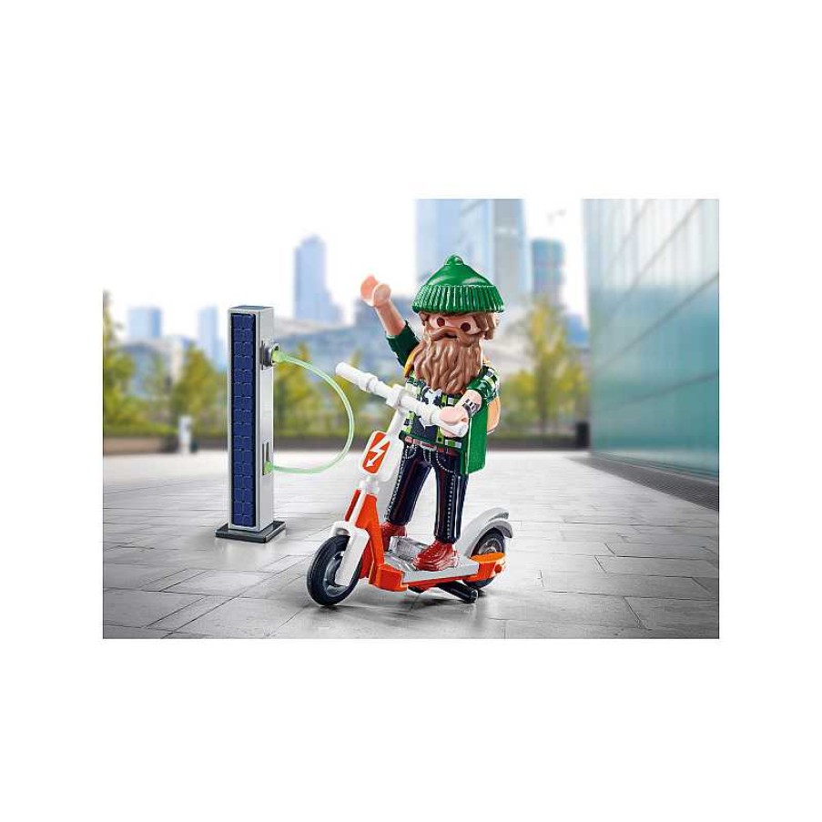 PLAYMOBIL Hipster Con E-Scooter Playmobil Special Plus | Juguetes