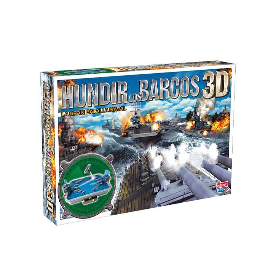 FALOMIR Juego Hundir Los Barcos 3D | Juguetes