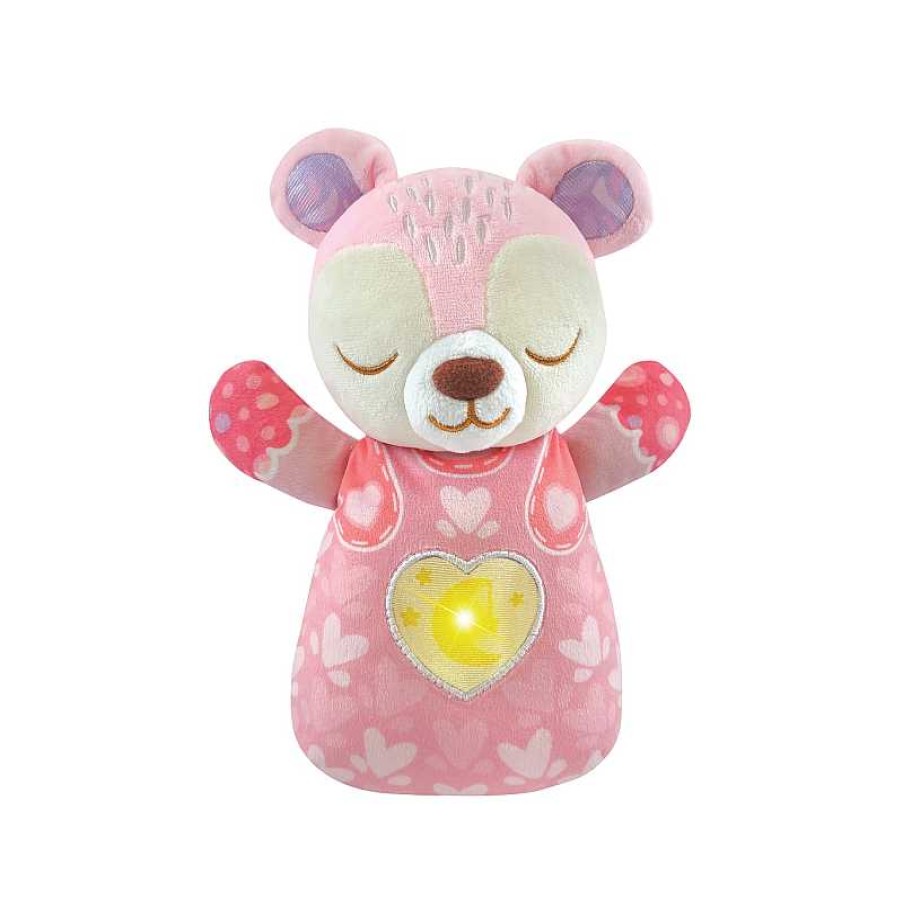 VTECH Peluche De Cuna Osito Melodias Rosa | Juguetes