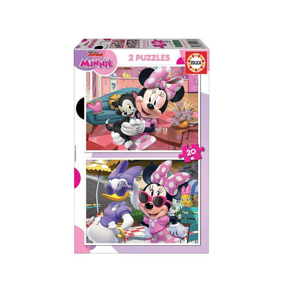 EDUCA Puzzle 2X20 Piezas Minnie | Juguetes