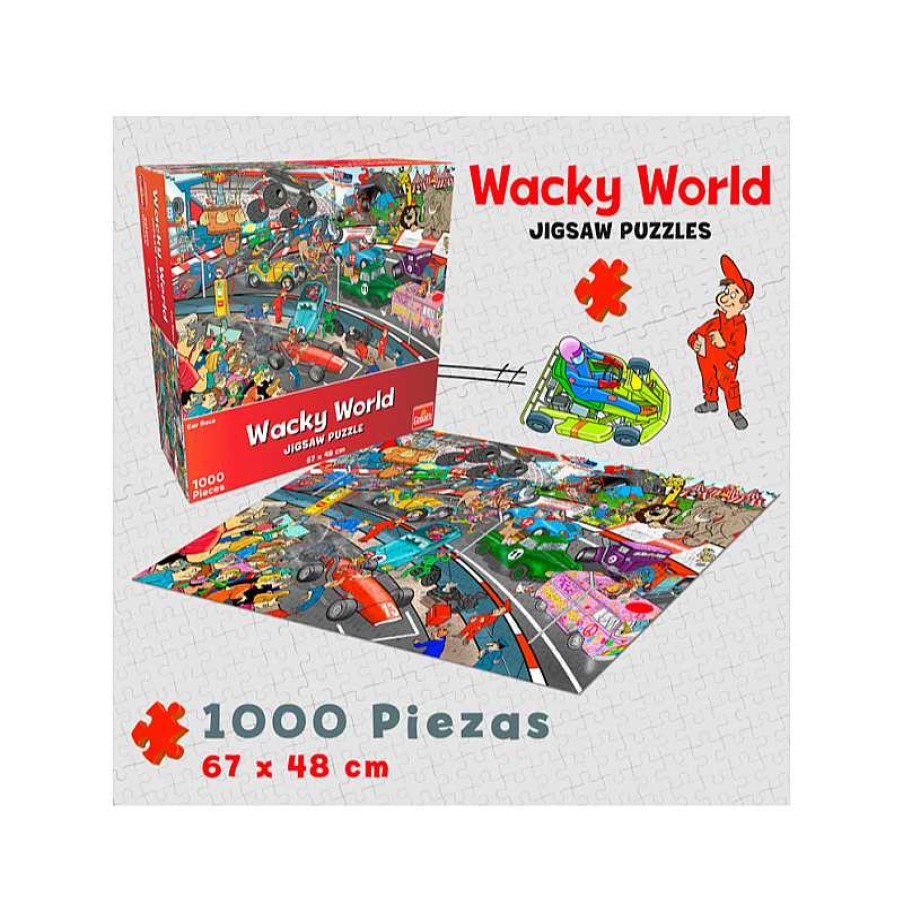 GOLIATH Puzzle 1000 Piezas Wacky World Carrera De Coches | Juguetes