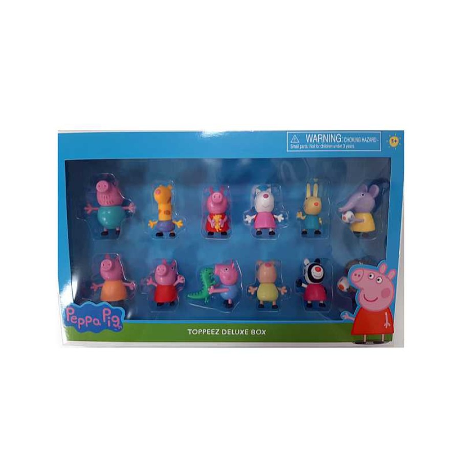 Juguetes Carrión Peppa Pig Pack 12 Fig Toopeez Deluxe Para Lapices | Juguetes