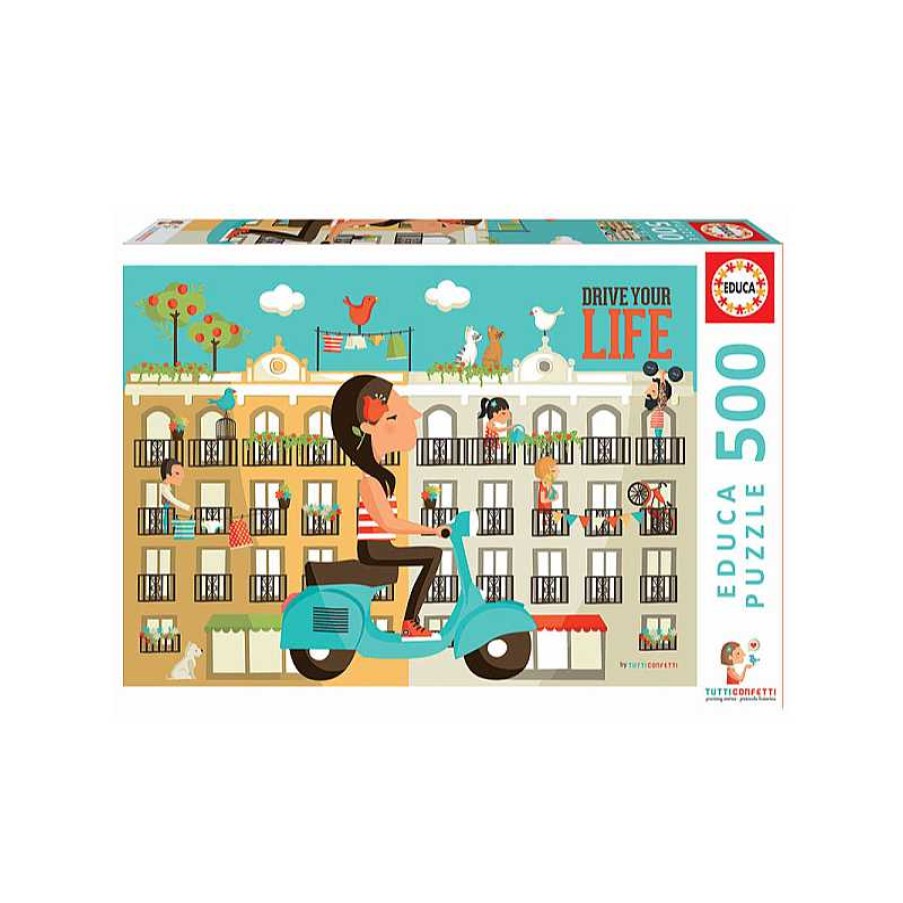 EDUCA Puzzle 500 Piezas Drive Your Life | Juguetes