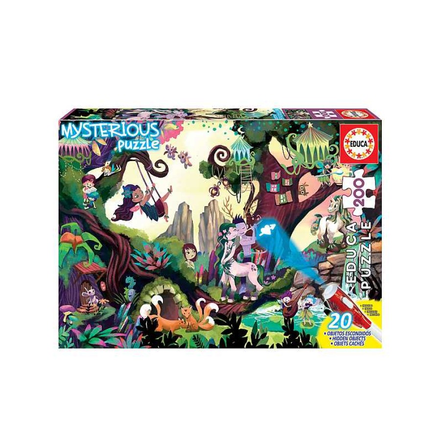 EDUCA Puzzle 200 Piezas Bosque Magico Mysterious Puzzle | Juguetes