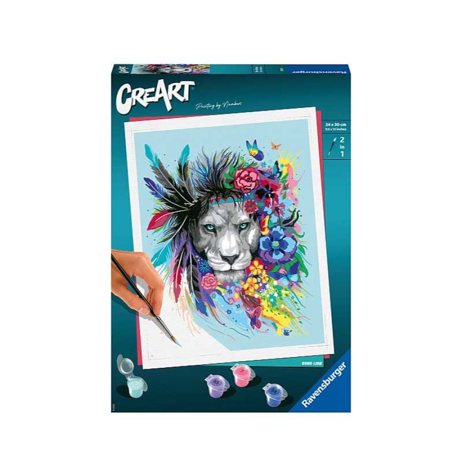 RAVENSBURGER Creart Serie Trend C - Boho Lion | Juguetes