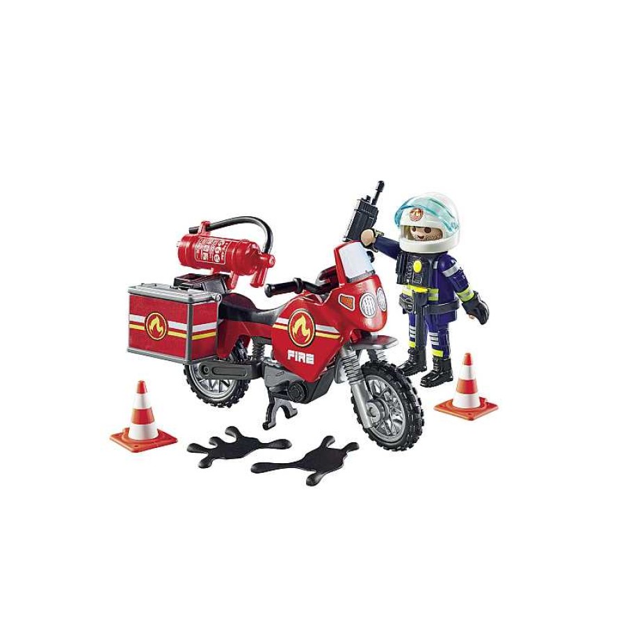 PLAYMOBIL Moto De Bomberos | Juguetes