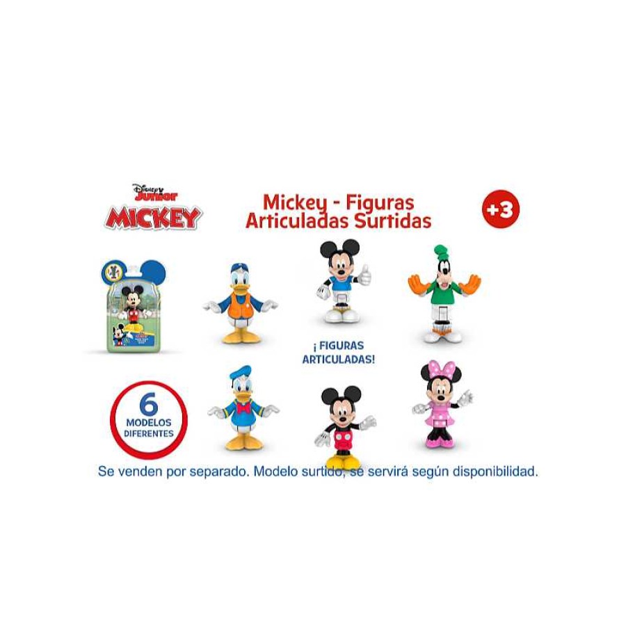 FAMOSA Mickey Figura Articulada Surtido Individual | Juguetes