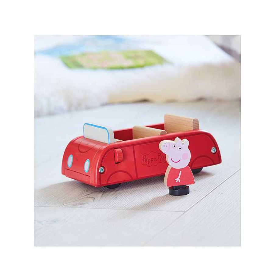 BANDAI Peppa Pig Coche De Madera | Juguetes