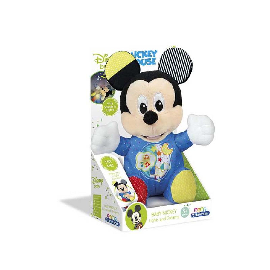 CLEMENTONI Baby Mickey Peluche Luces Y Sonido | Juguetes