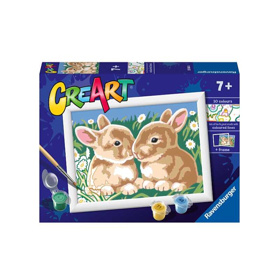 RAVENSBURGER Creart Serie E Classic - Bonitos Conejitos | Juguetes